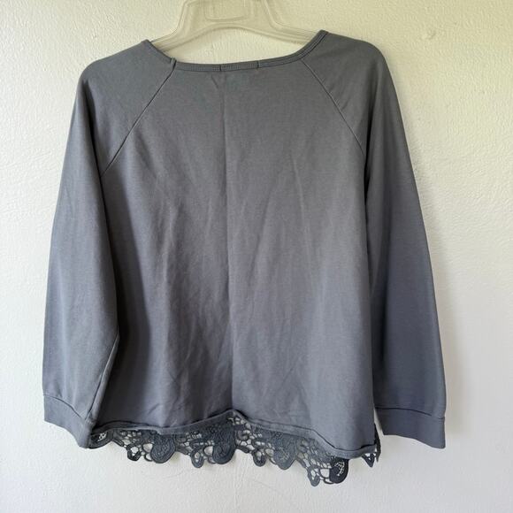 Adrianna Papell Gray Lace from sweater size XXL - Picture 6 of 8